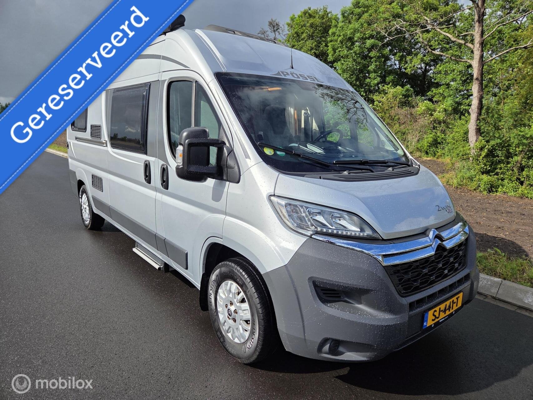 Possl 2Win Plus buscamper 2017 163pk ☆Euro-6, Airco, Cruis, Caravans en Kamperen, Hordeur, Buscamper of Camperbus, Pössl, 6 tot 7 meter
