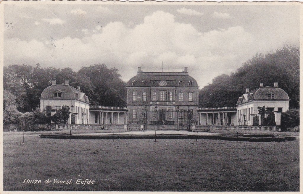 18502 Eefde Huize De Voorst Gelderland Vorden Zutphen 1936, Verzenden, 1920 tot 1940, Gelopen, Gelderland