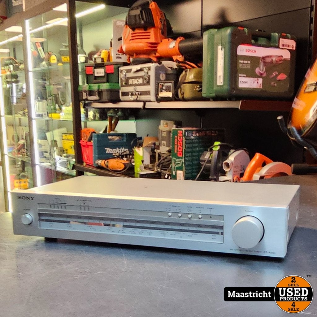 Sony FM Stereo/Fm-Am Tuner St-A30L - Zilver - In redelijke s, Sony, Gebruikt, Support@sony.com, 1-7-1 Konan, Minato-ku
Tokyo 108-0075
Japan