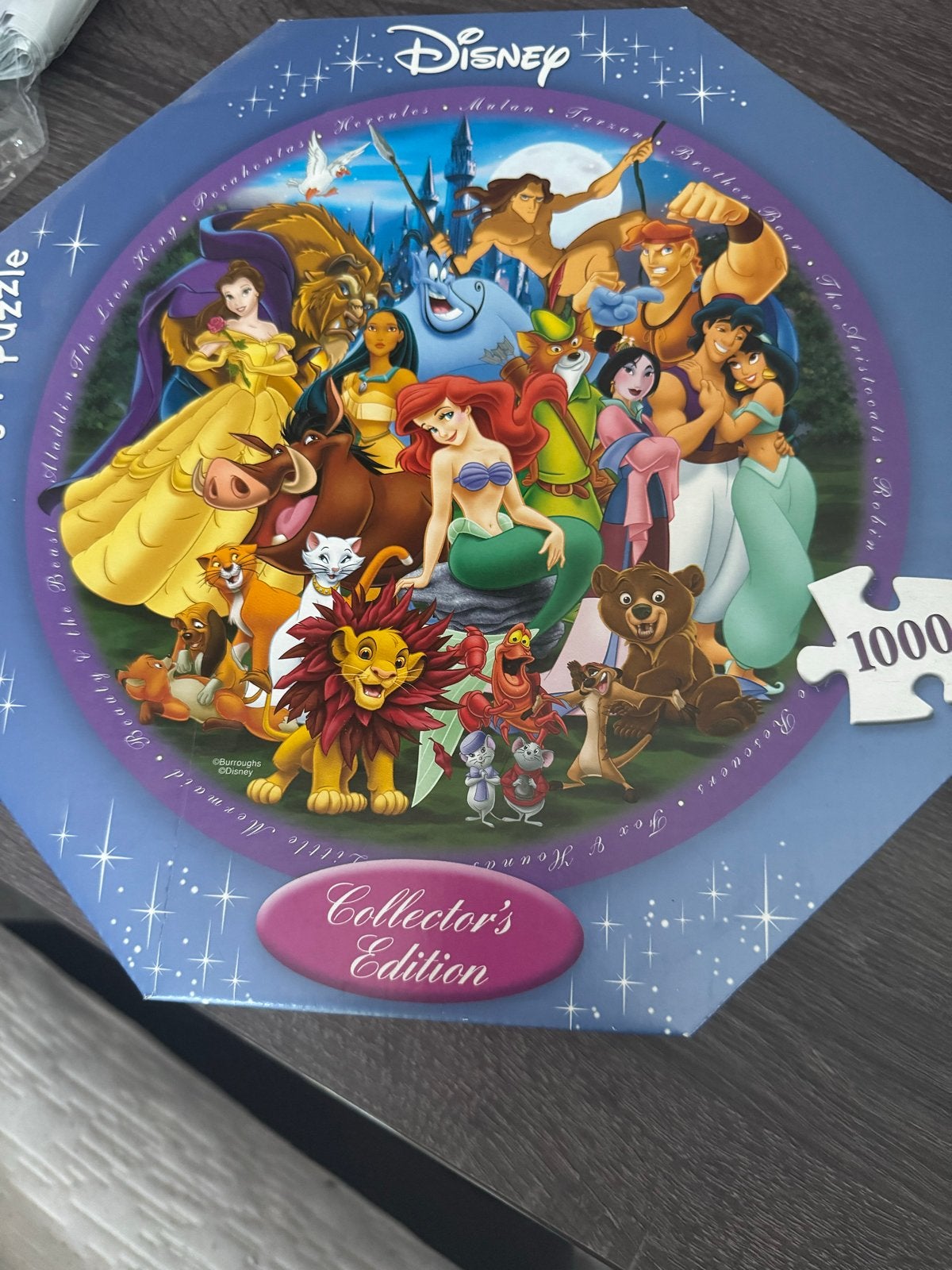 Zeldzame Disney Collector's Edition puzzel 1000 stukjes, Ophalen of Verzenden, Meer dan 50 stukjes, Gebruikt, 6 jaar of ouder