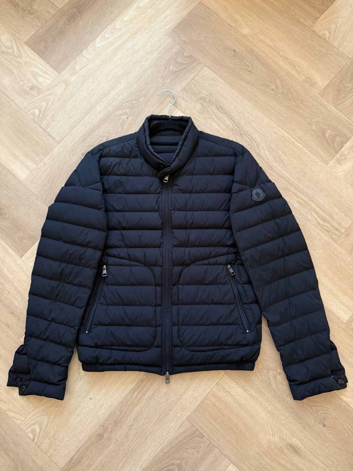 Moncler Acorus Giubbotto Black Down Jacket Size (2) M, Kleding | Heren, Ophalen of Verzenden, Zo goed als nieuw, Maat 48/50 (M)