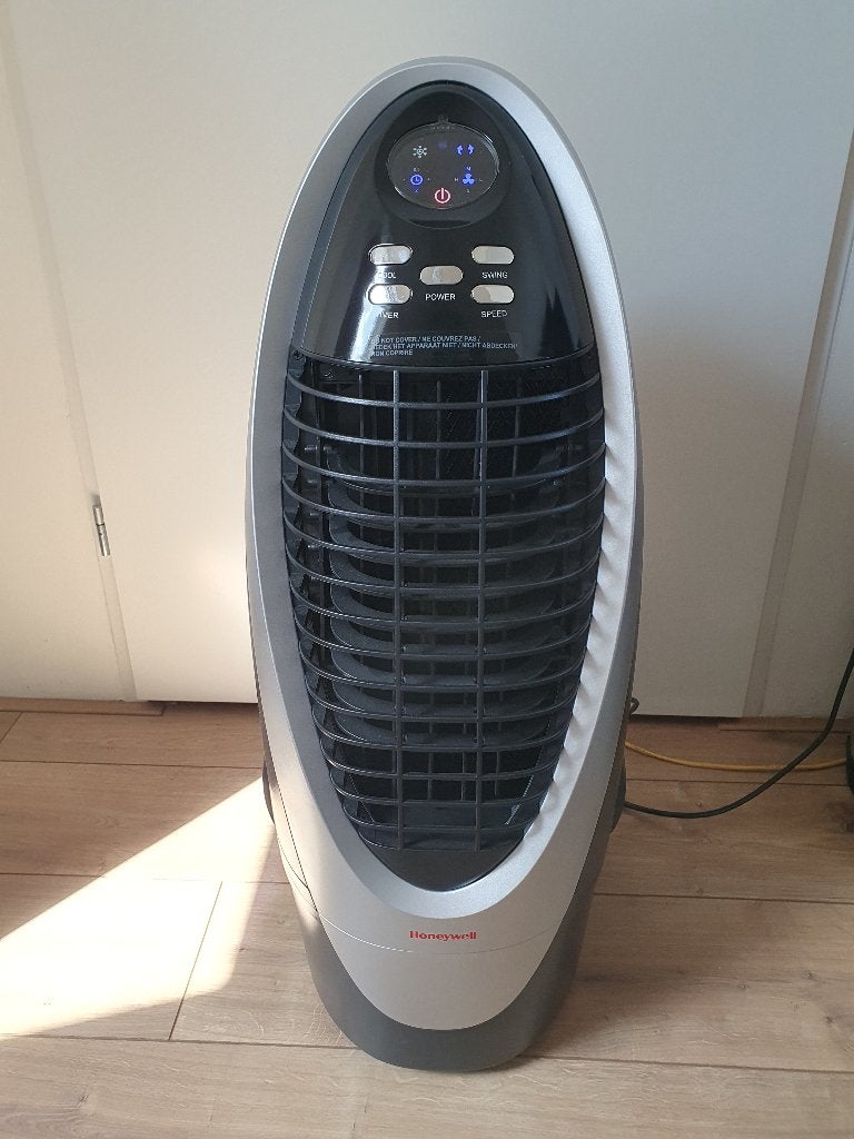 Honeywell ventilator, Witgoed en Apparatuur, Ventilatoren, Ophalen, Ventilator met afstandsbediening, Zo goed als nieuw, Torenventilator