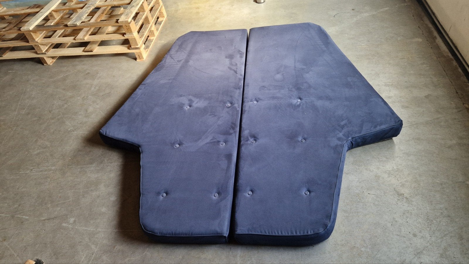 bootmatras matras in 2 delen. boot, Ophalen, Interieur en Kussens