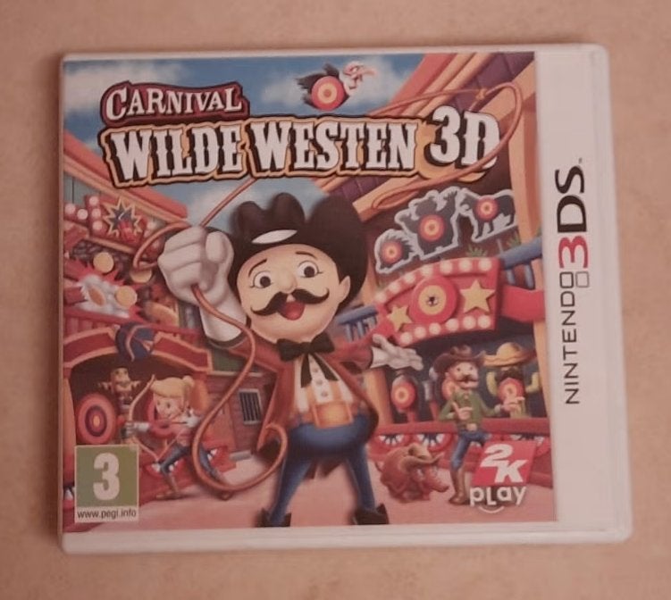 Carnival Wilde Westen - Nintendo 3DS, Spelcomputers en Games, Overige genres, 1 speler, Ophalen of Verzenden, Zo goed als nieuw