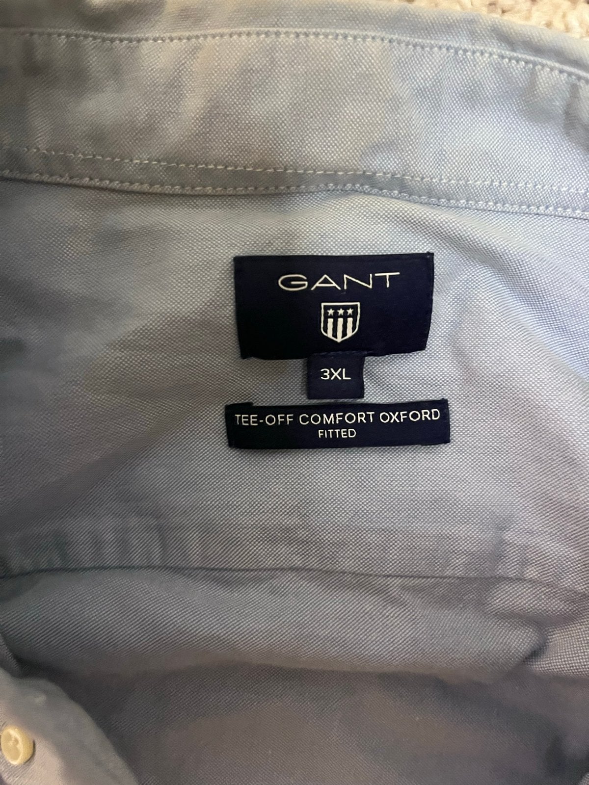 Gant TEE-OFF COMFORT OXFORD overhemd 3XL, Ophalen of Verzenden, Zo goed als nieuw, Blauw, Overige halswijdtes
