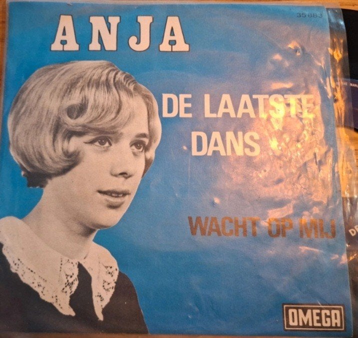 Anja - De Laatste Dans / Wacht Op Mij (Vinyl Single), Ophalen of Verzenden, Zo goed als nieuw, Nederlandstalig