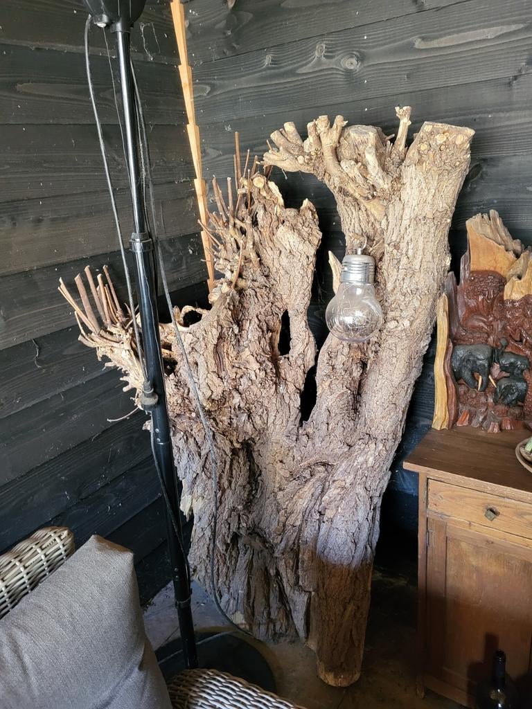 Decoratieve knotwilg schors - 160x110 cm, Antiek en Kunst, Ophalen
