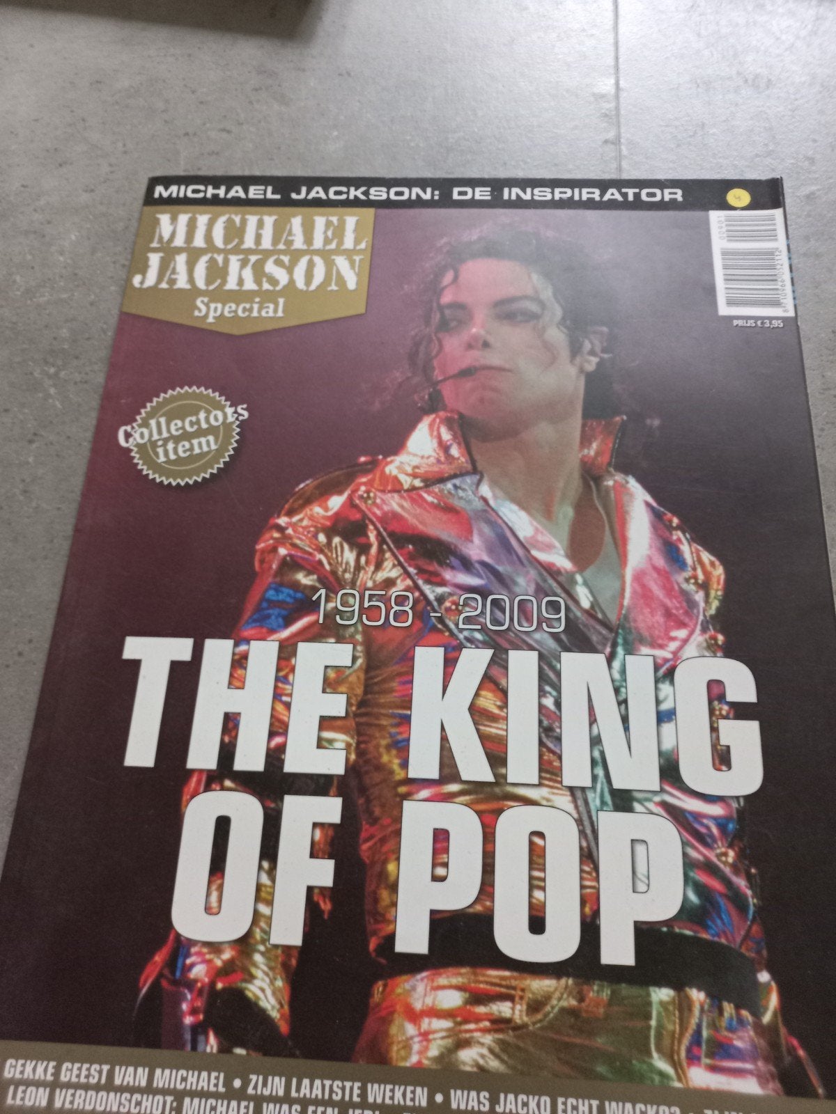 Michael Jackson: De Inspirator - The King of Pop Special, Boeken, Ophalen of Verzenden, Zo goed als nieuw, Muziek, Film of Tv