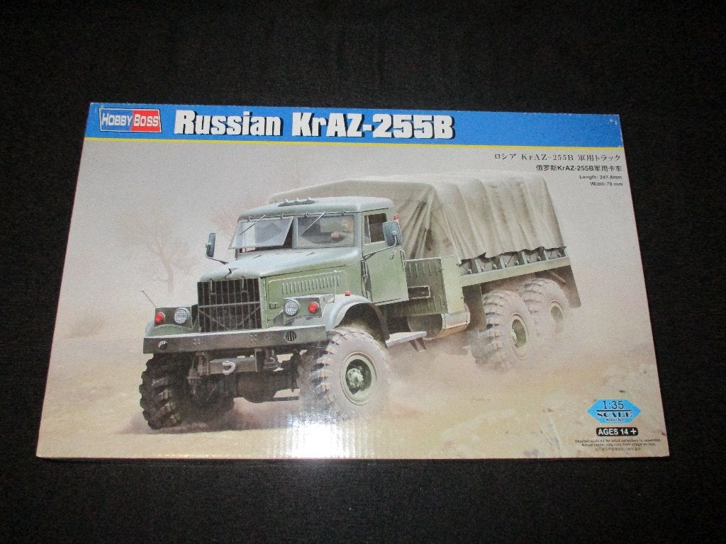 D-72,HOBBY BOSS 1-35,NO,85506,Russian KrAZ-255B, Overige merken, 1:32 tot 1:50, Overige typen, Nieuw