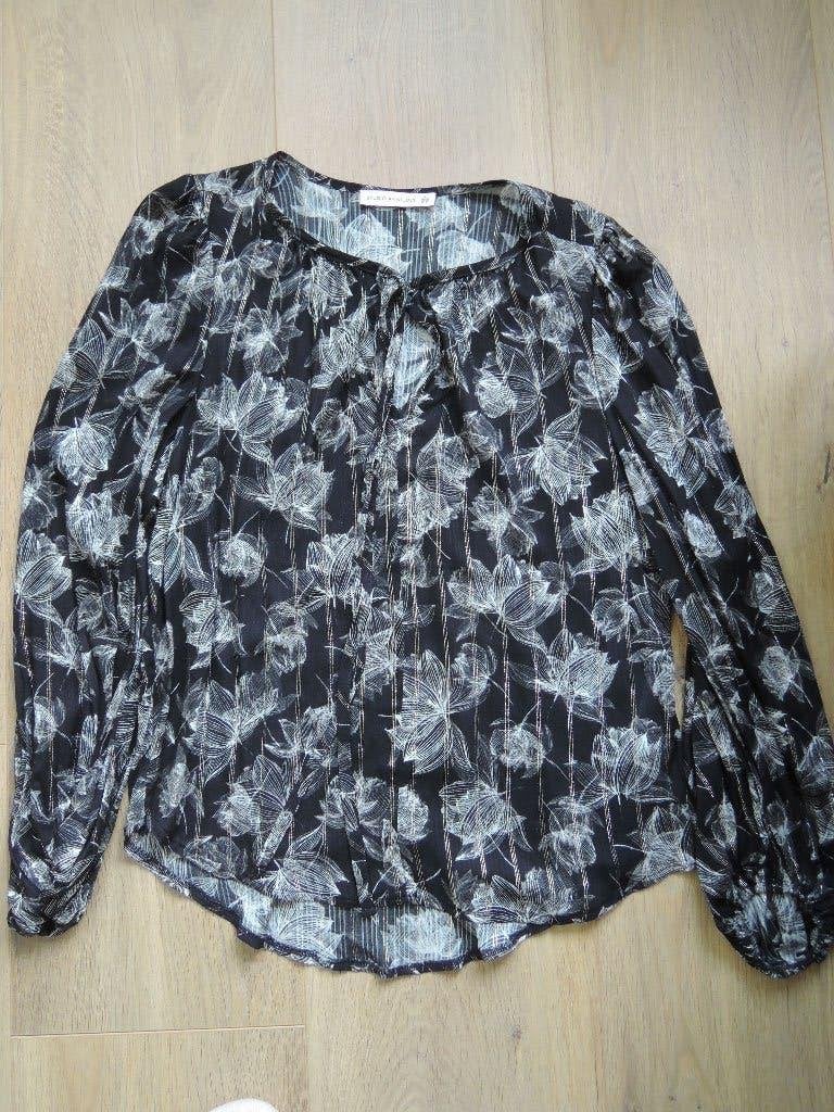 Mooie feestelijke zwarte blouse Studio Anneloes XS, Studio Anneloes, Zwart, Ophalen of Verzenden, Zo goed als nieuw