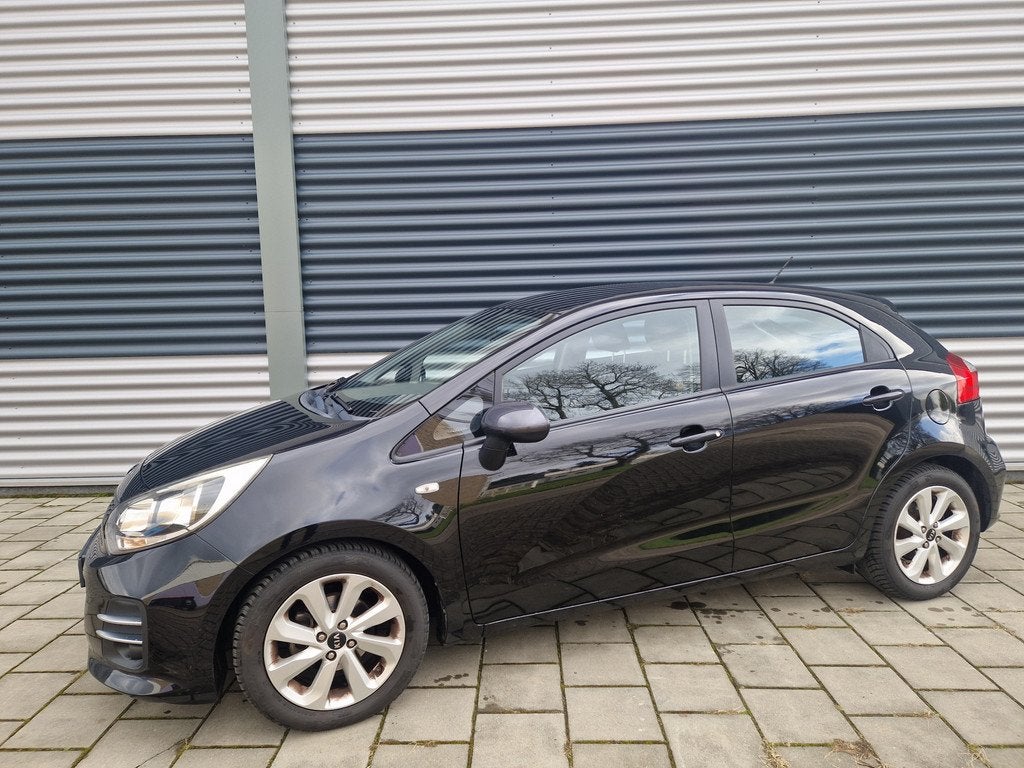 Kia Rio 1.2 CVVT ComfortLine Climatronic, afneembare trekhaa, Auto's, 1027 kg, Euro 6, 4 cilinders, Zwart