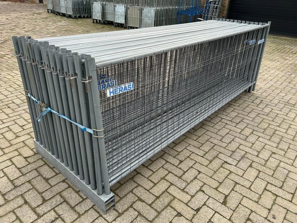 Heras M100 bouwhek/bouwhekken laag model 3.50x1.20M, Doe-het-zelf en Verbouw, Overige Doe-het-zelf en Verbouw, Ophalen, Gebruikt