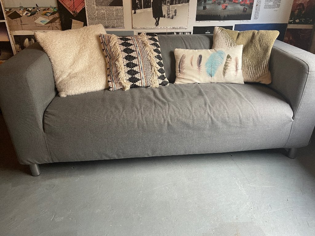 IKEA KLIPPAN met 2 hoezen 50,00, Gebruikt, 150 tot 200 cm, Tweepersoons, 75 tot 100 cm