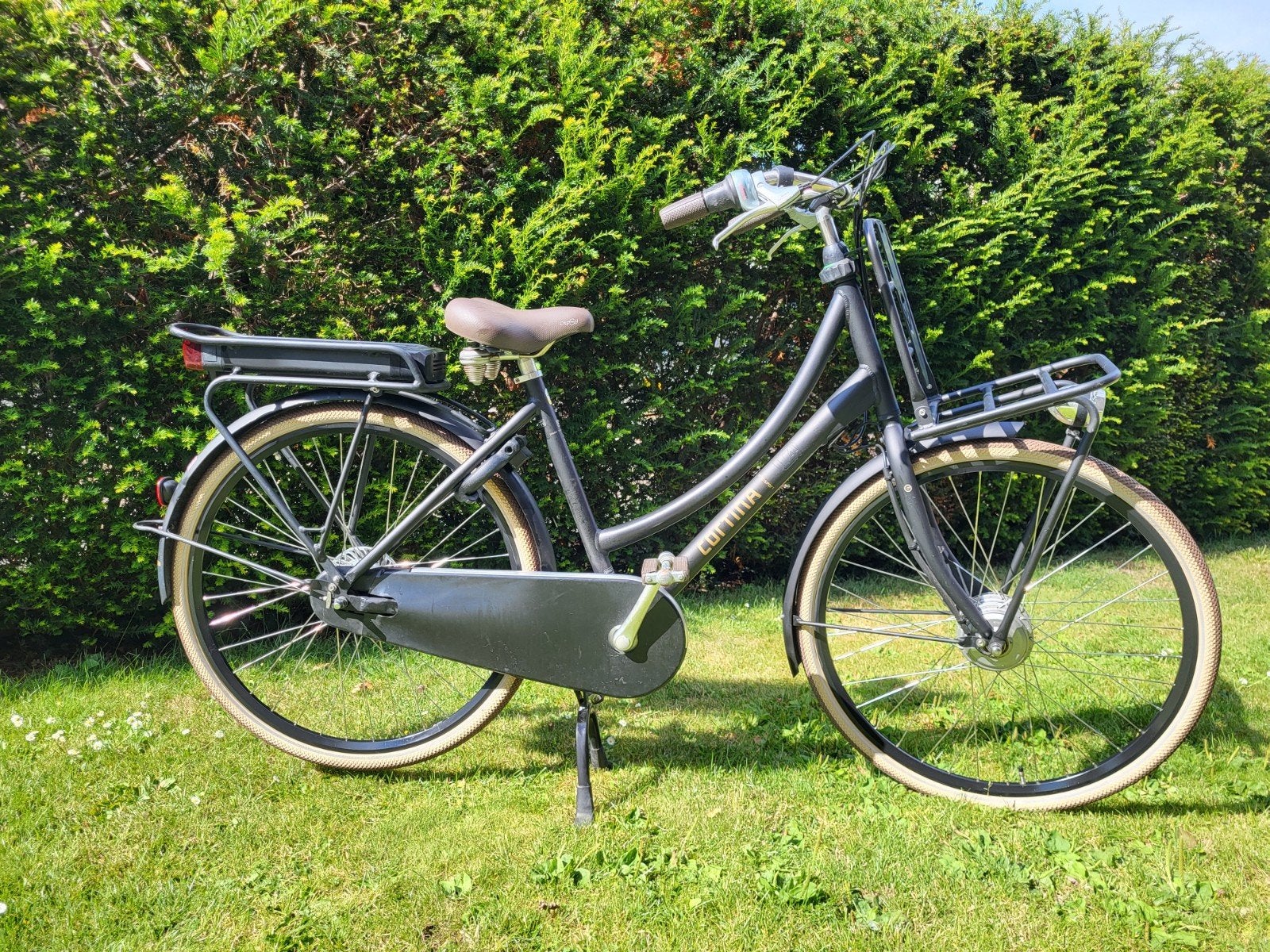 Cortina E-U4 uit 2021 met zeer lage kilometerstand, Fietsen en Brommers, Elektrische fietsen, Zo goed als nieuw, Cortina, 47 tot 51 cm