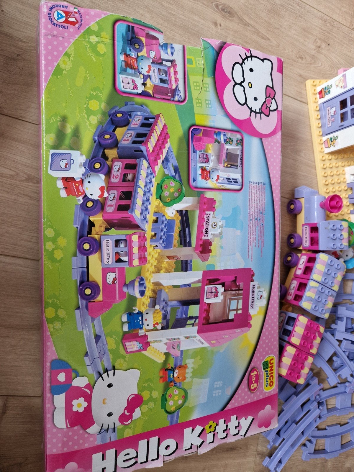 hello kitte duplo treinstation, Ophalen of Verzenden, Gebruikt, Duplo