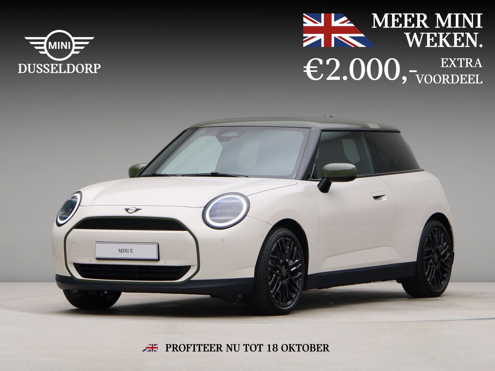 MINI Cooper E Paul Smith Edition Pakket M PRIVATE LEASE EUR, Auto's, Dealer onderhouden, 4 stoelen, Wit, Parkeerassistent