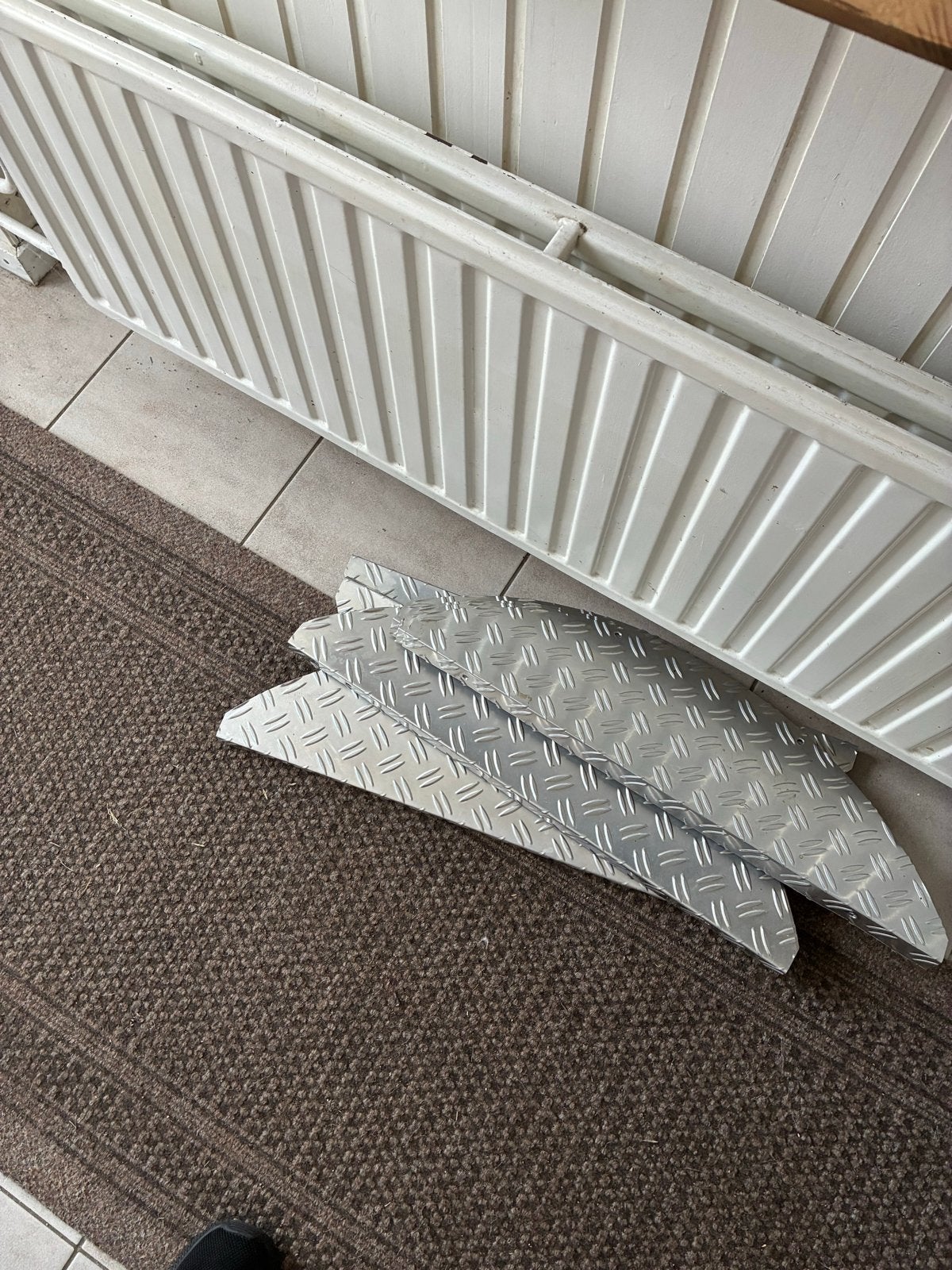 Aluminium traptreden voor wenteltrap, Ophalen, Gebruikt, Trap, Minder dan 2 meter