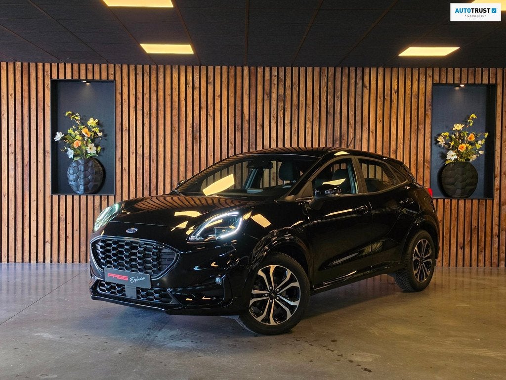 Ford PUMA 1.0 EcoBoost Hybrid ST-Line X l Camera l Led l Vit, Auto's, Ford, 125 pk, Leder en Stof, 665 kg, Bedrijf