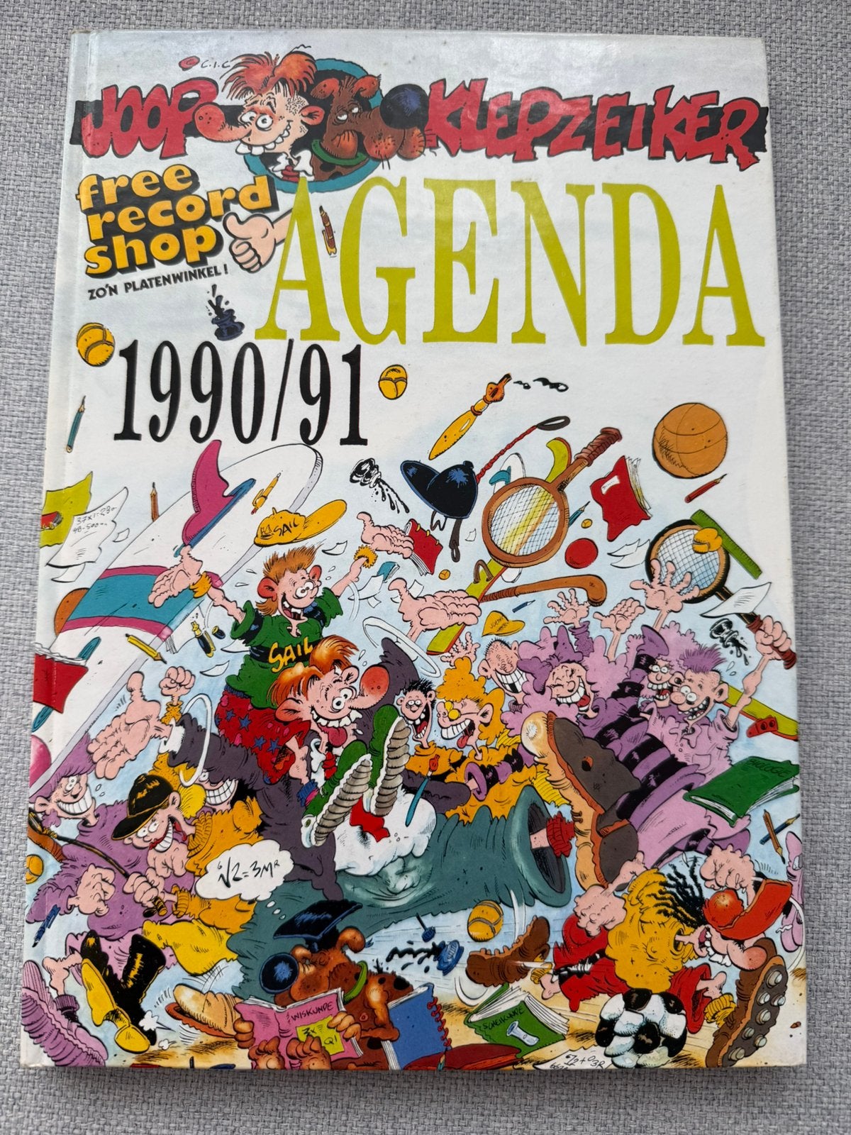 Joop Klepzeiker Agenda 1990/91, Eén stripboek, Ophalen of Verzenden, Zo goed als nieuw