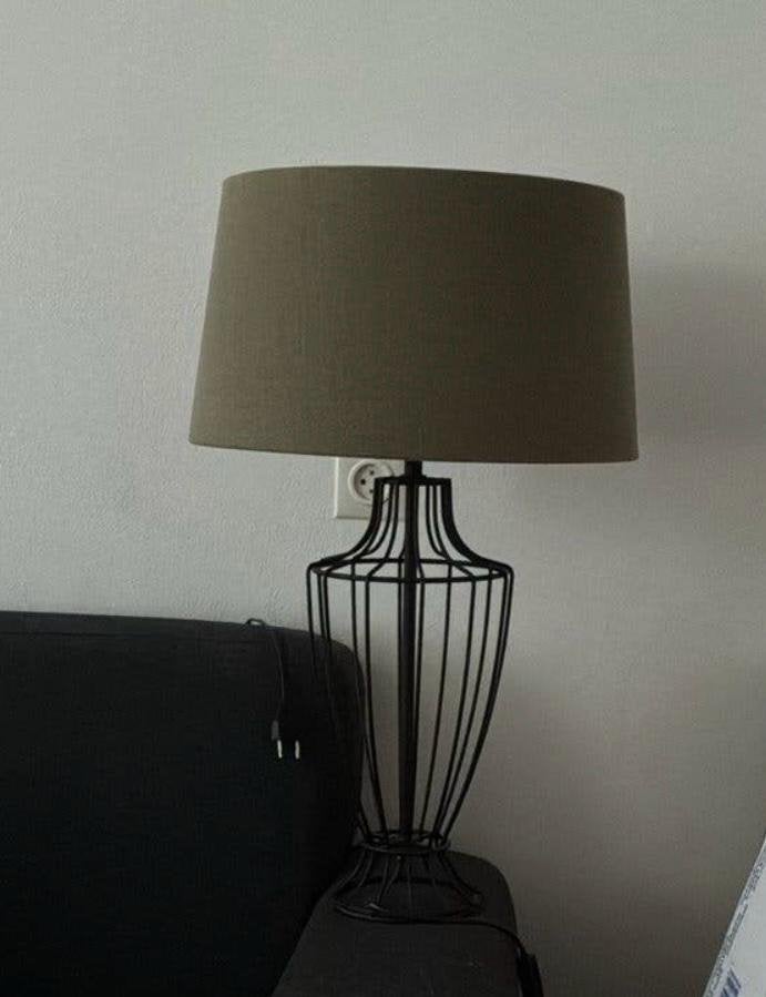 Schemerlamp 2 stuks, Zo goed als nieuw, Minder dan 100 cm, Metaal, E27 (groot)