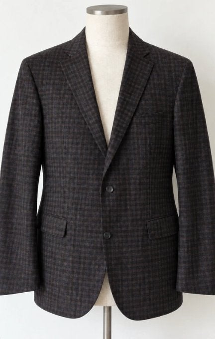 Eduard Dressler blazer maat 50 | Loro Piana Super 120’s wol, Bruin, Eduard Dressler, Zo goed als nieuw, Verzenden
