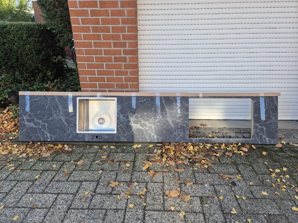 aanrechtblad, Ophalen, Meerkleurig, Nieuw, 200 cm of meer