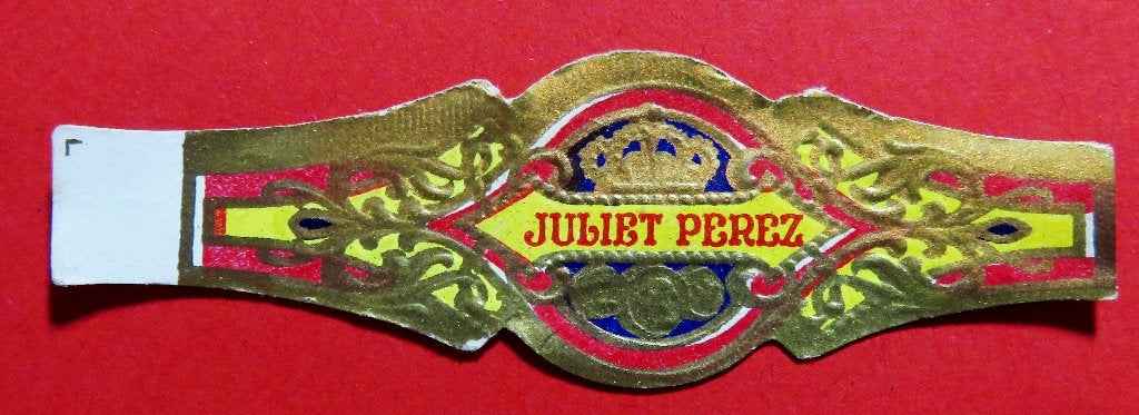 Sigarenbandje Juliet Perez, Verzenden, Gebruikt, Sigarenbandjes