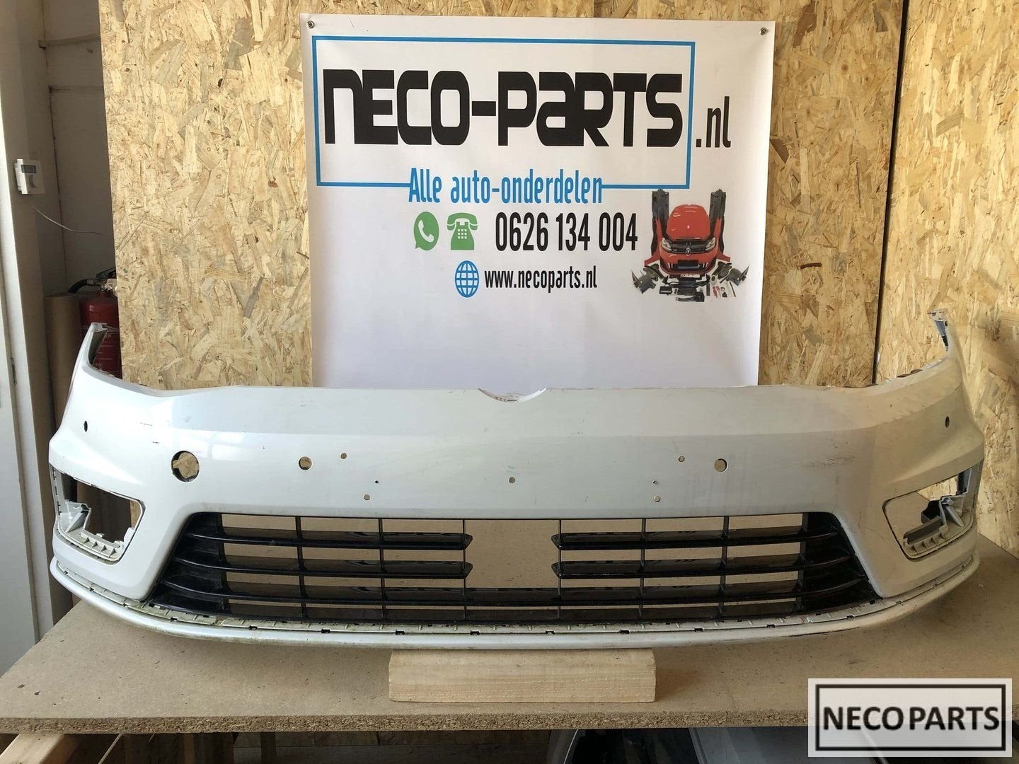 Vw golf 7 R LINE bumper voorbumper pdc radar rooster, Gebruikt, -, -, Ophalen of Verzenden