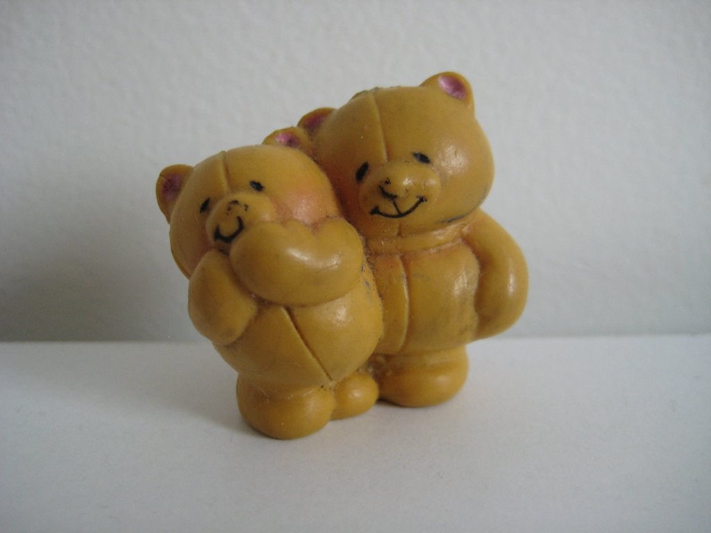 Forever Friends kunststof beeldje van 2 gezellige beertjes, Ophalen of Verzenden, Gebruikt, Beeldje, Forever Friends