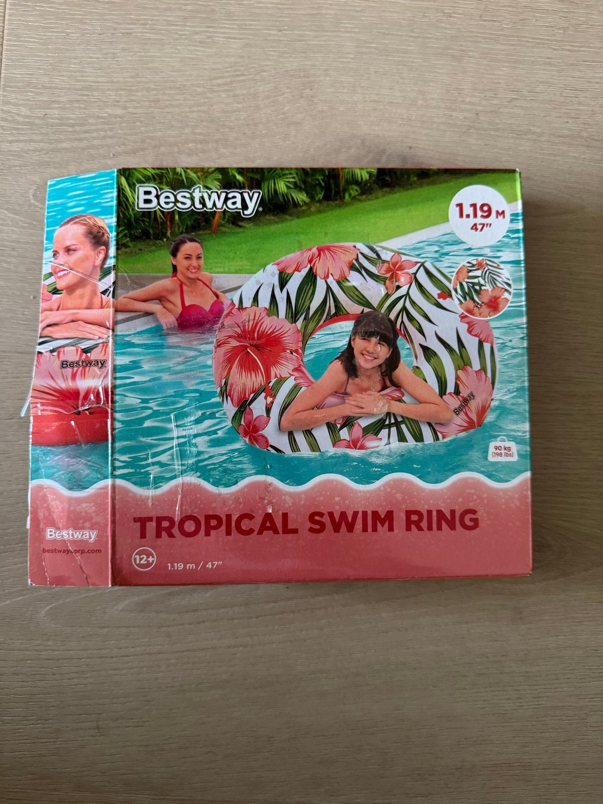 Bestway Tropical zwemband Swim Ring - 1.19m, Ophalen of Verzenden, Nieuw