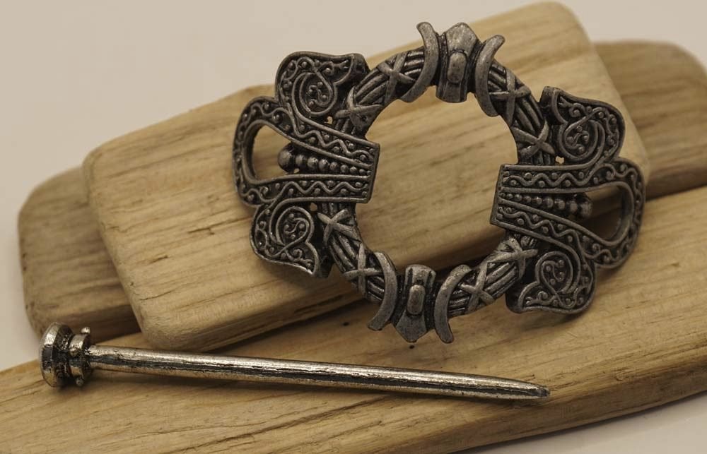 Viking haarspeld + stokje viking schild, Verzenden, Nieuw, Haarspeld