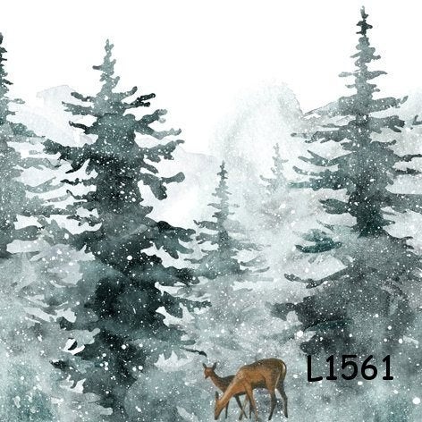 Servetten decoupage/bullet journal * herten in het bos L1561, Hobby en Vrije tijd, Verzenden, Nieuw
