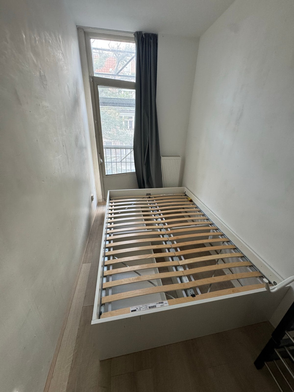 IKEA Brimnes bed met lades - 140x200 cm, Ophalen, Gebruikt, 90 cm, Eenpersoons