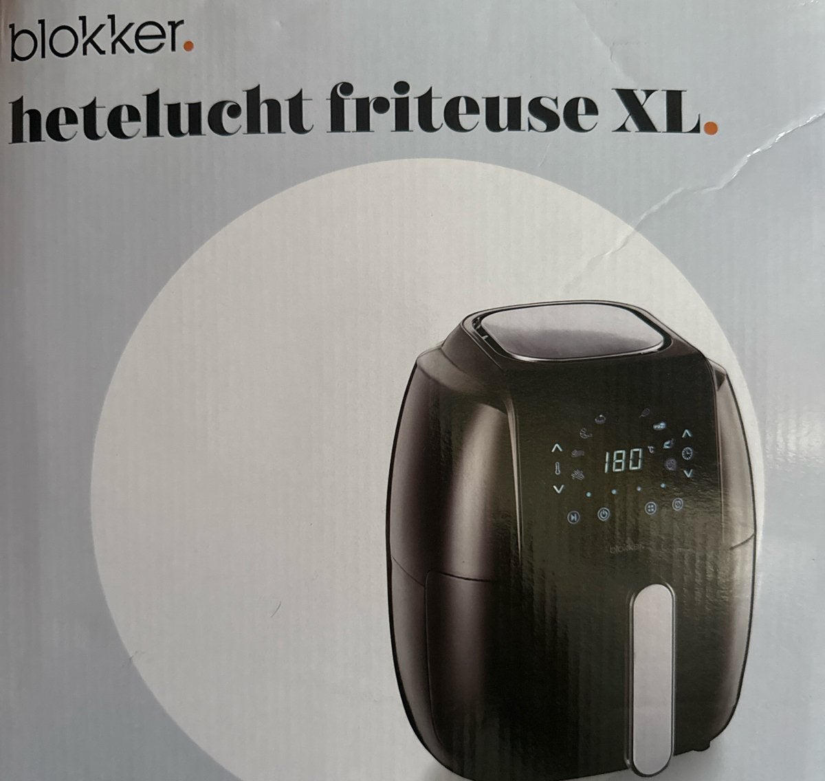 Blokker Hetelucht Friteuse XL - 4,5L, 800g friet, Ophalen, Zo goed als nieuw, Airfryer XL, 750 t/m 999 gram