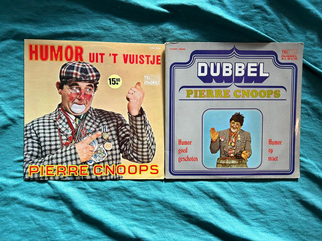 2 LP's Pierre Cnoops (ook per stuk te koop), Gebruikt, Ophalen of Verzenden, 1970 - 1979, Humor en Cabaret