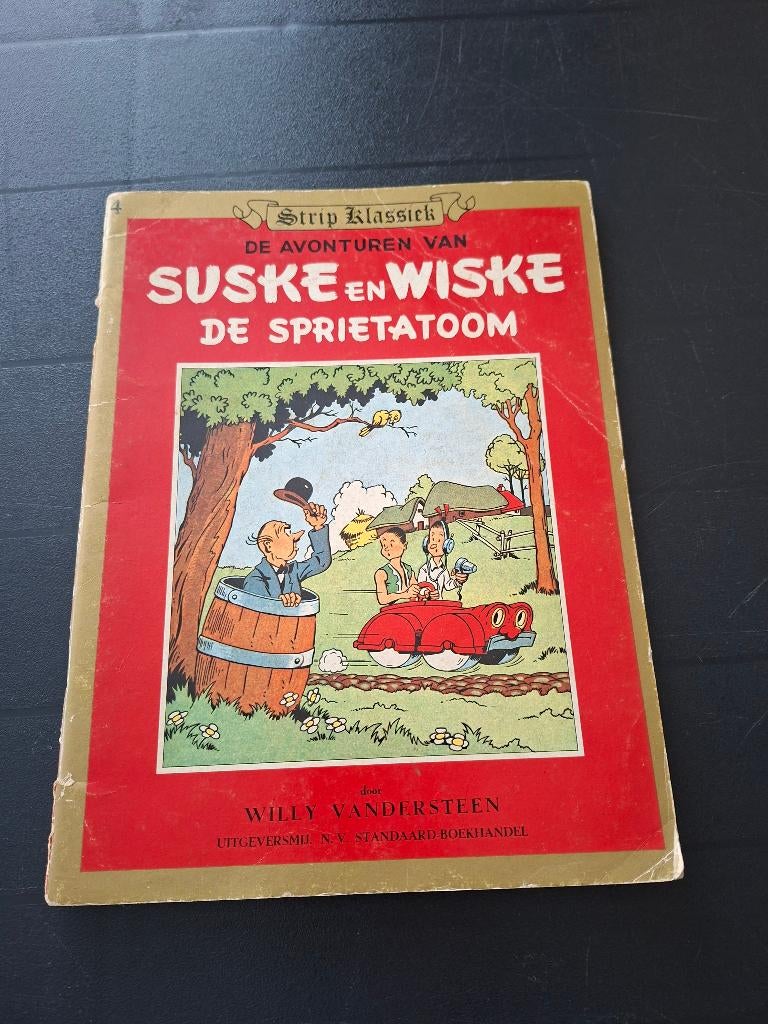 Stripklassiek Suske en Wiske – De Sprietatoom, Boeken, Stripboeken, Eén stripboek, Ophalen of Verzenden, Zo goed als nieuw