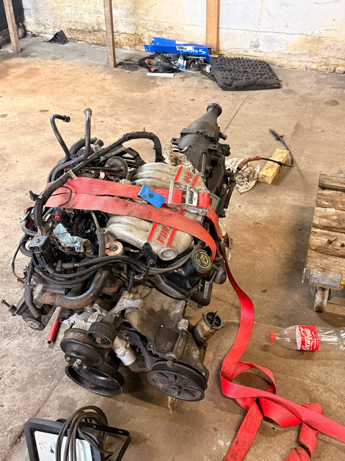 Motorblok Ford Mustang 3.8L V6 - Gebruikt, Auto-onderdelen, Motor en Toebehoren, Ophalen, Gebruikt, Ford USA