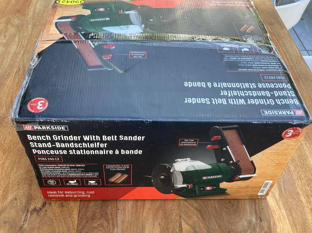 Bandschuurmachine, Ophalen, Nieuw, 600 tot 1200 watt, Bandschuurmachine