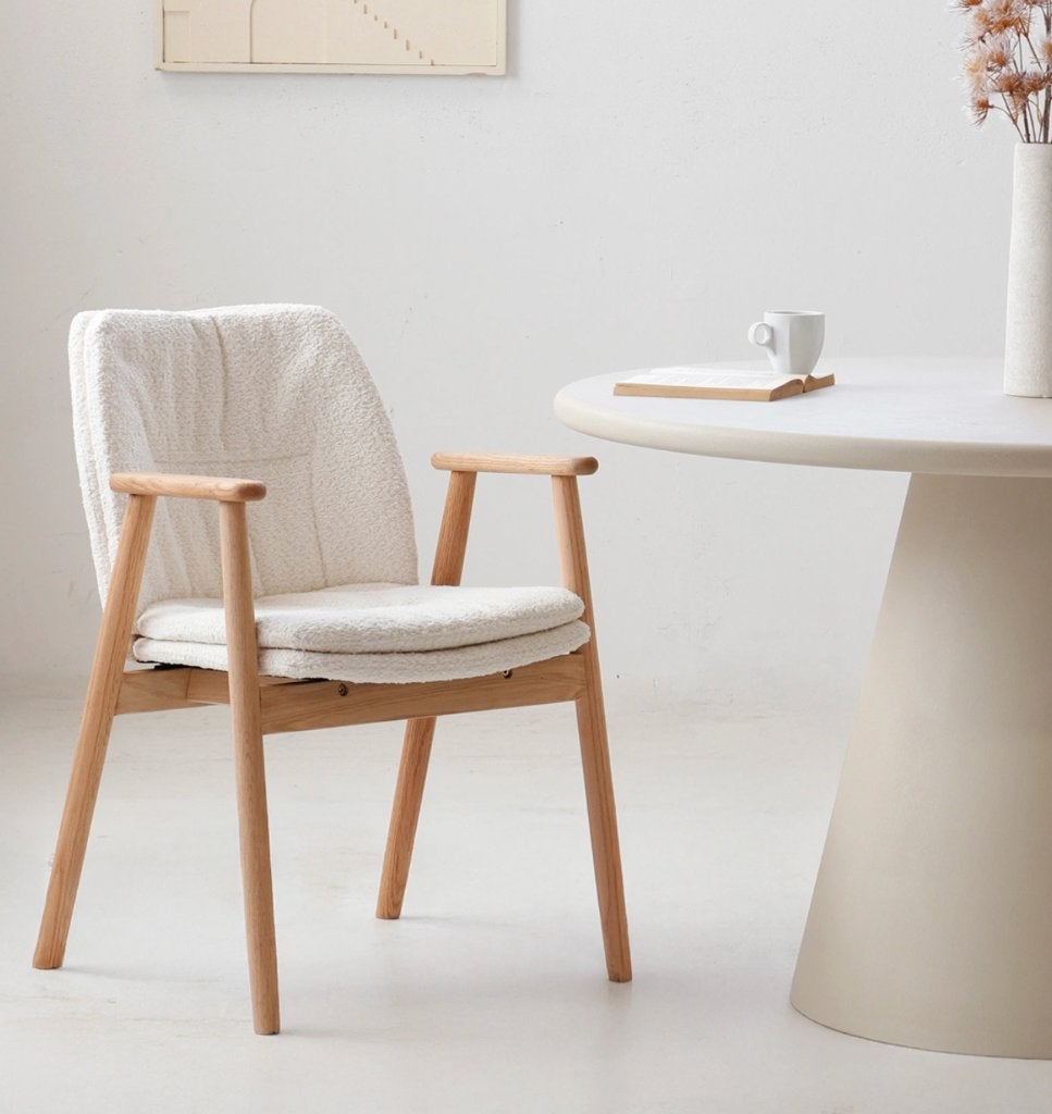DÉJA Eetkamerstoel Amelie Beige Eiken | Van €209 p stuk nu, Nieuw, Ophalen of Verzenden, DÉJA Living, Vijf, Zes of meer stoelen