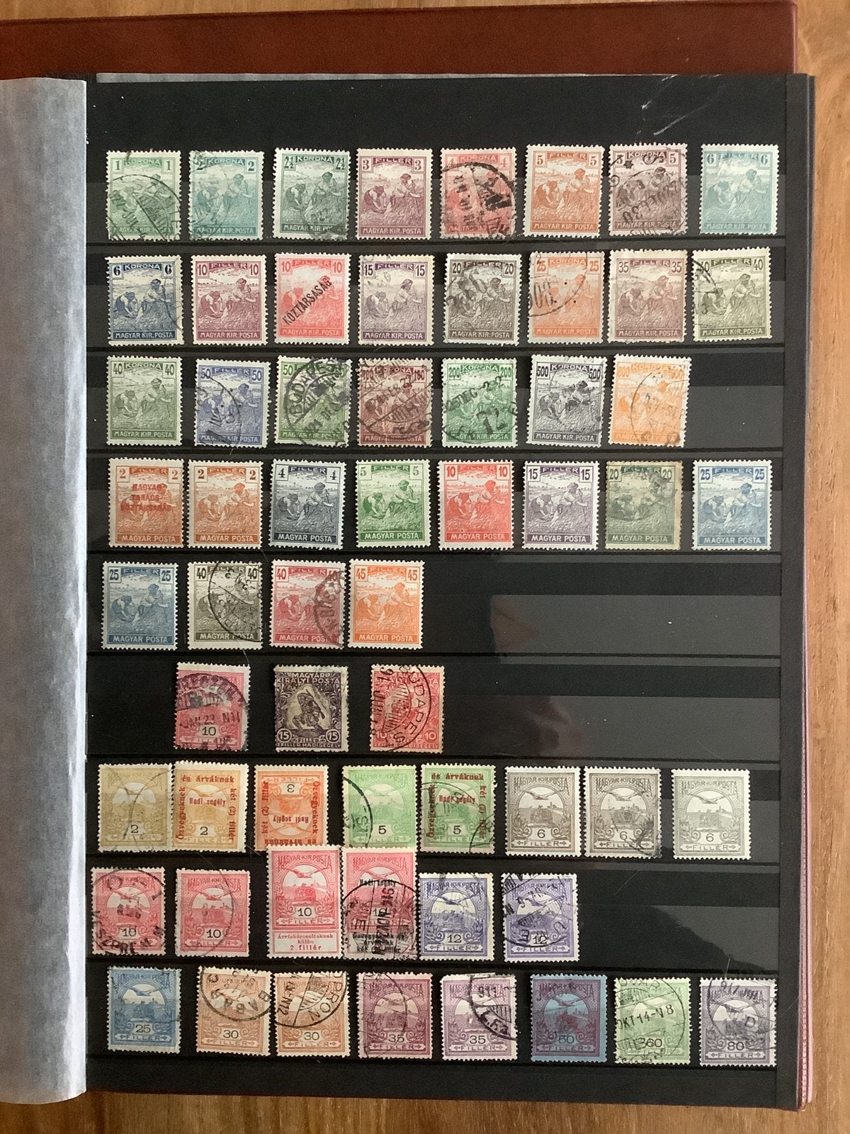 Hongaarse postzegels, Ophalen of Verzenden, Overige landen, Gestempeld