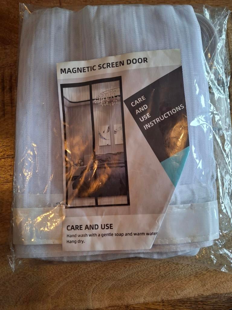 Magnetische hordeur 85x240 cm - Nieuw in verpakking, Doe-het-zelf en Verbouw, Deuren en Horren, Ophalen, 80 tot 100 cm, 215 cm of meer