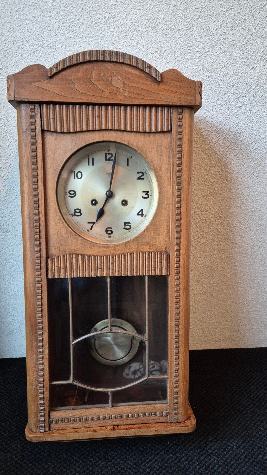 Mooi klok ( let op zit barst in glas ), Antiek en Kunst, Antiek | Klokken, Ophalen of Verzenden