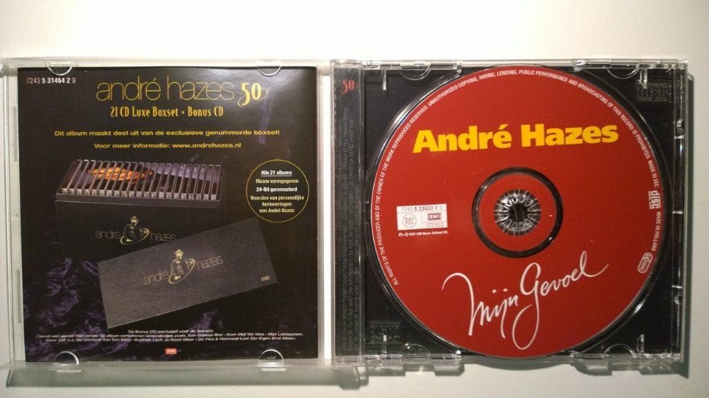 André Hazes - Mijn Gevoel, Ophalen of Verzenden, Zo goed als nieuw, Levenslied of Smartlap, Album