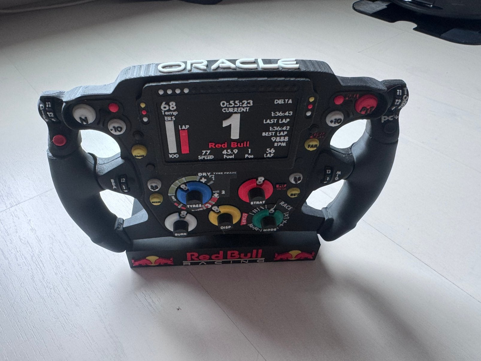 Redbull racing stuur 3d geprint, Ophalen of Verzenden, Zo goed als nieuw, Formule 1