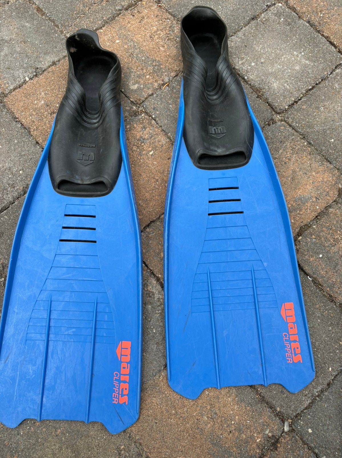 Mares dames binnenvinnen, blauw maat 39-40, Ophalen, Gebruikt, Duikpak