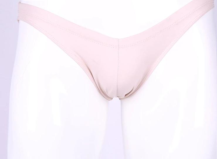 Roze leer look heren slip / leren tanga wetlook lingerie, Verzenden, Roze, Slip