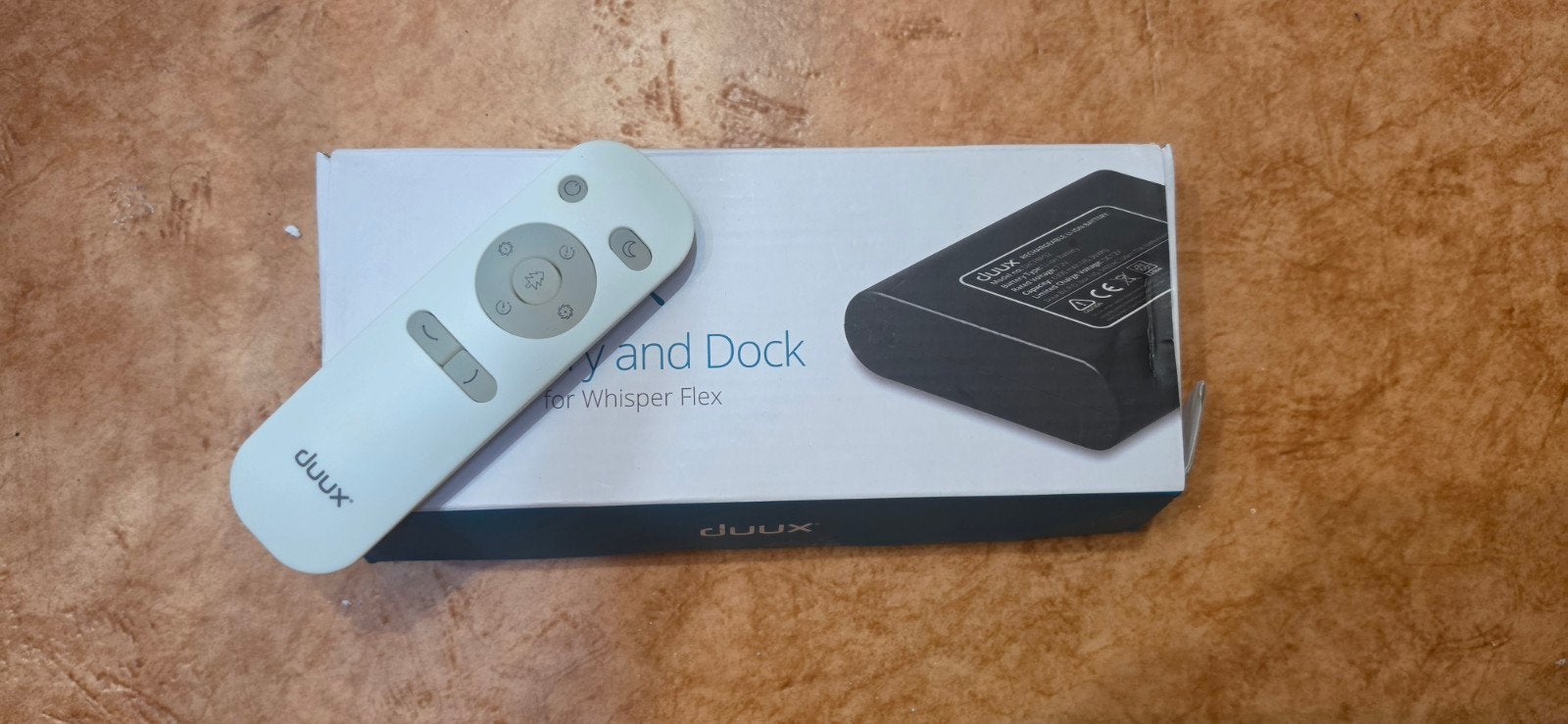 Duux Whisper Flex Batterij en Dock met afstandsbediening, Ophalen, Zo goed als nieuw, Oplaadbaar