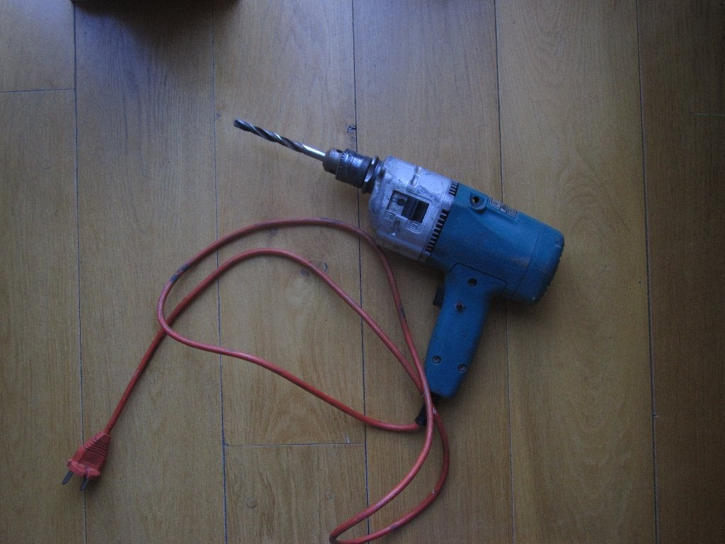 zware boormachine met kist boren., Gebruikt, Variabele snelheid, Minder dan 400 watt, Ophalen