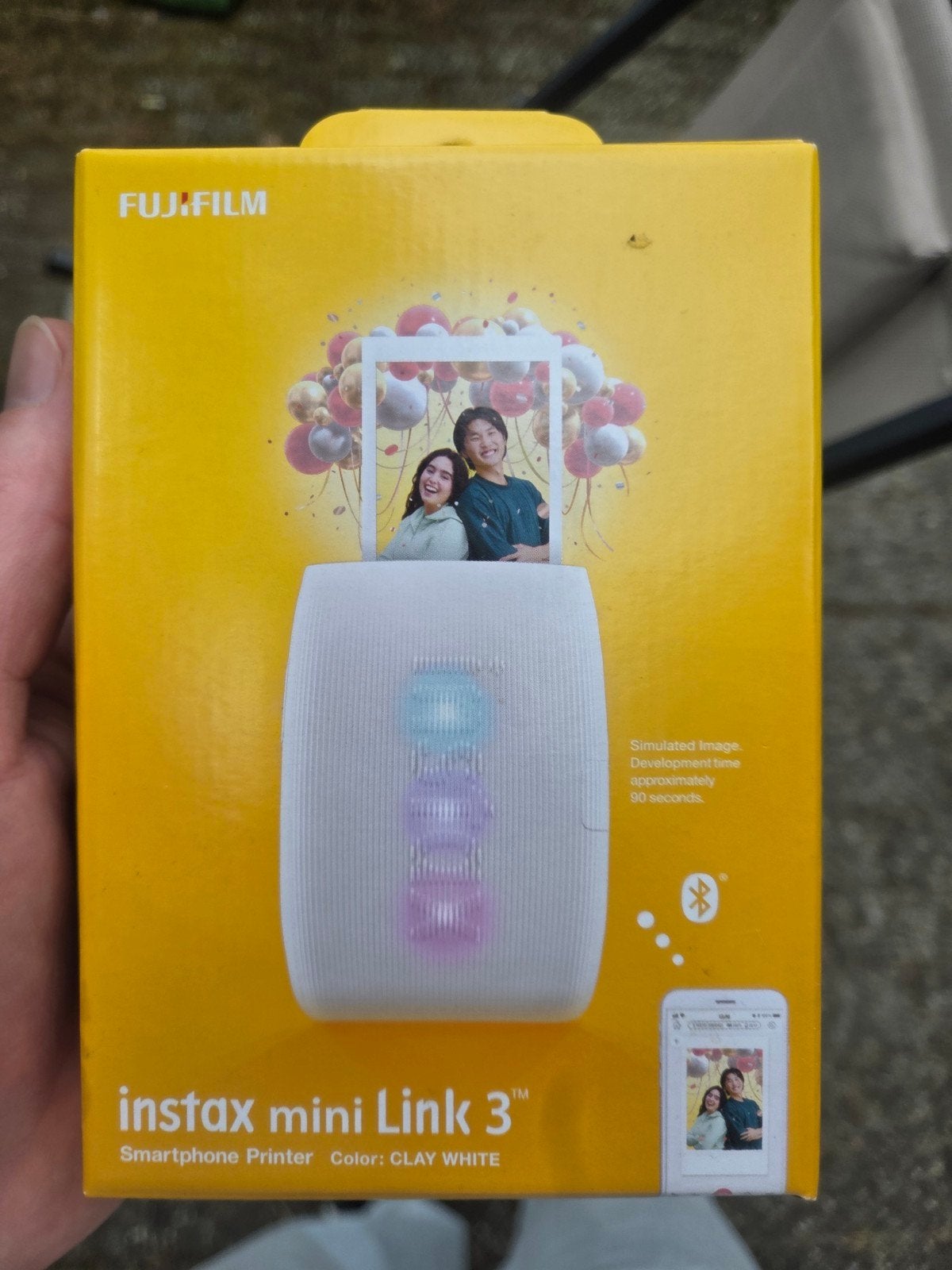 Fujifilm Instax Mini Link 3 Clay White - Ongeopend, Overige typen, Ophalen of Verzenden, Nieuw