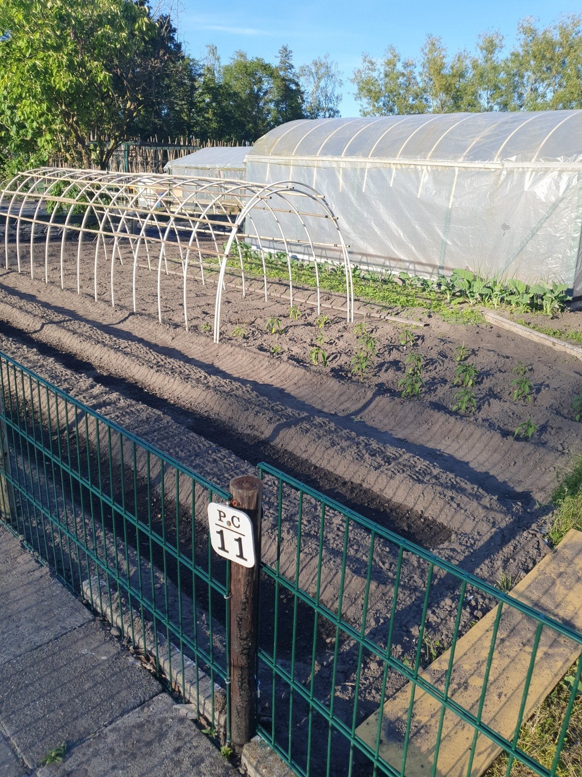 tuin percelen te huur, Ophalen of Verzenden, IJzer